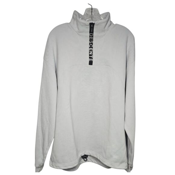 Descente Vintage Half Zip Pullover Ski Sweater Fleece Lined Men's Size XL EUC - Picture 1 of 9